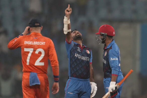 Afghanistan defeat Dutch to boost World Cup semi-final bid